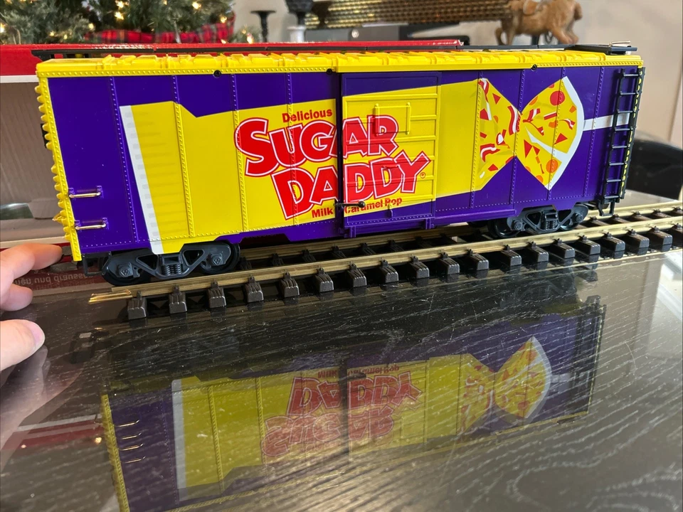 LGB 46914 Sugar Daddy Milk Caramel Pop Steel Box Car G-Scale - Image 3 of 4