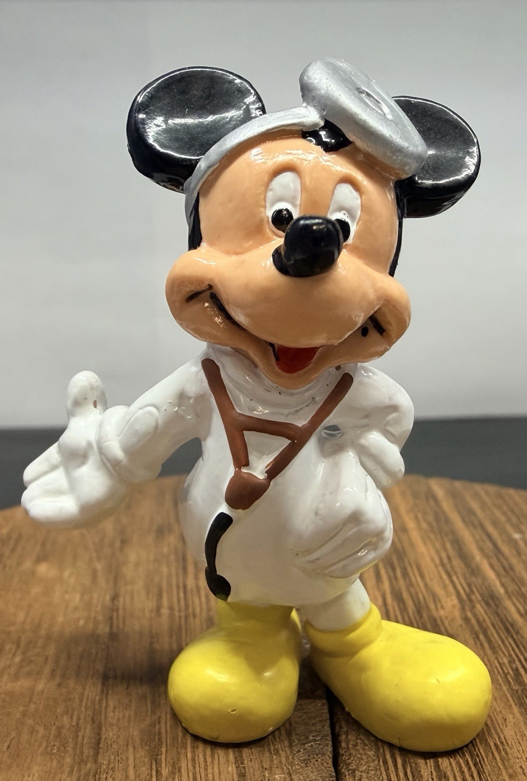 Vintage 1991 Bullyland Disney Mickey Mouse Doctor PVC Figurine Germany ...