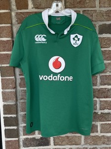 Canterbury Ireland Rugby Jersey 2016-2017 Men's Size L Large Authentic  Green