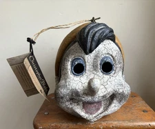 Department 56 Christopher Blake Primitive Whimsical Wood Pinocchio Birdhouse