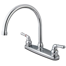 Kingston Brass Kb790 Magellan 8 Centerset Kitchen Faucet Polished Chrome No