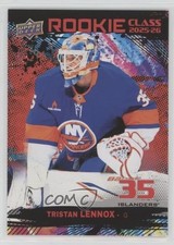 2025-26 Upper Deck Series 2 Rookie Commemorative Class Red Tristan Lennox 1e7g