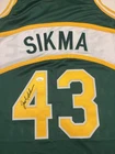 Jack Sikma Signed Custom Basketball Jersey XL Green JSA Certified Autograph #43
