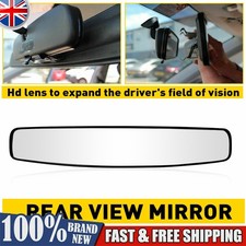 Interior Rear View Mirror 17'' Anti-glare Car Panoramic Convex Wide Angle Glass