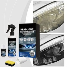 Car Headlight Restoration Kit Lamp Surface Decontamination And Brightening Care Car Headlight Restoration Kit Lamp Surface Decontamination And Brightening Care