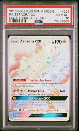 Zeraora-GX graded PSA 10 for sale on eBay