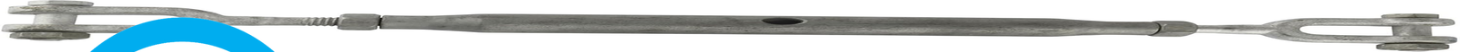 Rigging Screw 12Mm Galvanised Jaw to Jaw Turnbuckle Straining DK68