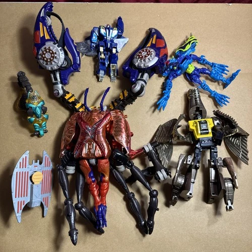 VTG Beast Wars Transformers Lot - Rampage Action Figure 1997 & More Lot