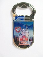 Schloss Neuschwanstein Magnet FlaschenöFfner Metall Laser Souvenir Germany