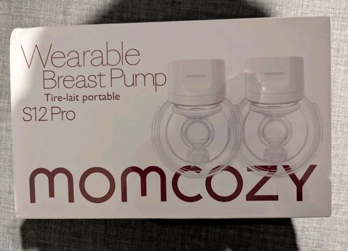 MomCozy S12 Pro Wearable Breast Pumps Double Pumps Hands Free- Sealed Box