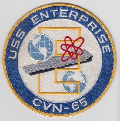 Vintage US Navy USS Enterprise CVN-65 Insignia Patch USN Aircraft ...