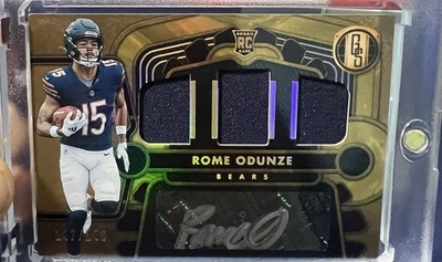 2024 Panini Gold Standard Football Rome Odunze Rookie Patch Auto 147/149 #4