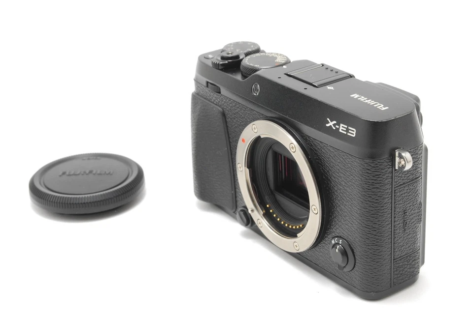 [CASI COMO NUEVA CON ESTUCHE] Cuerpo de cámara digital Fujifilm Fuji X-E3 negro con flash JAPÓN Foto 3 de 4