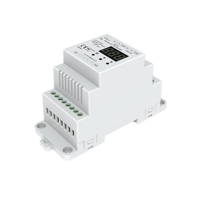 DMX512 to 4CH 0-10V Decoder 0-10V LED Dimmer DMX512 Signal to 0-10V Signal RG...
