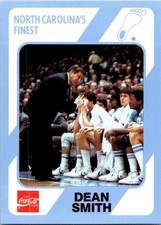 1989-90 Collegiate Collection/Coca-Cola North Carolina's - Dean Smith 
