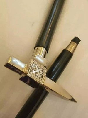 Vintage Axe Hammer Head Victorian Handle Walking Stick Cane For Father's Gift