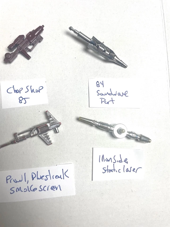 Transformers G1 Accessory Lot 1980’s (Original Parts) - Image 3 of 4