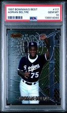 1997 Bowman's Best #117 Adrian Beltre Rookie Card PSA 10