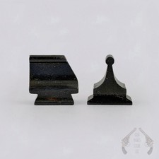 Front Sight .440 High .412 Wide Base 38 Dovetail Blued Plain Blade