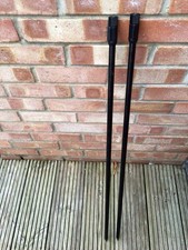 Fox Black Label 35” Bank Sticks X2 Used Carp Fishing Gear