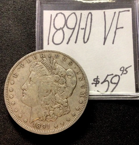 1891 O Morgan Silver Dollar VF! ENN Coins
