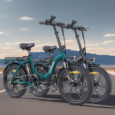 20" Lightweight Folding Electric Bike Ebike Bicycle Commuting 13ah Range 100KM