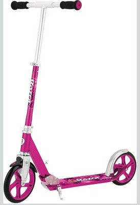 Razor A5 Lux Folding Adjustable Kick Scooter Pink/Silver/Black
