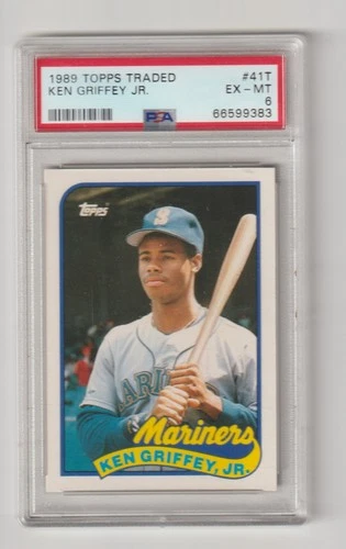 1989 Topps Traded #41T Ken Griffey Jr. PSA 6