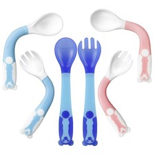 Baby Bendable Utensils Spoons Training Learning Feeding for Kids Toddlers Ch...