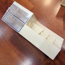 Cosmetic/Makeup Vanity Organizer Box, Mini Desk Storage for Office White