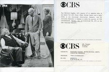 The Cavanaughs Barnard Hughes Peter Michael Goetz Christine Ebersole Photo 1986