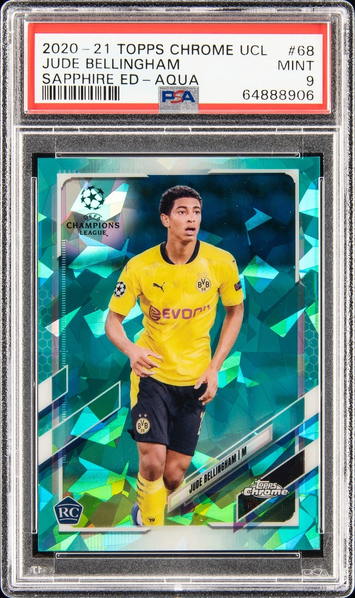 2020-21 Topps Chrome UCL Sapphire Edition Jude Bellingham #68 for