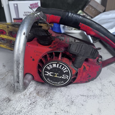 #ad Homelite XL 2 Auto Chainsaw Vintage Gas Untested For Parts $44.99