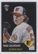 2022 Topps Chrome Platinum Anniversary Black Refractor 4/10 Mike Baumann fm0