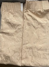 Pre-owned 2 Pairs of Golden Yellow Curtains Unbranded Made in U.K.