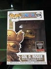 Funko Fundays Exclusive One Piece #1274 Gold Gol D. Roger Pop LE 3400 + ARMOR 2