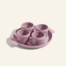 Our Place- Egg Poacher Spice-4 Silicone Cups lavender