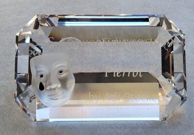 Swarovski 1999 SCS Title Plaque PIERROT Never Used BRAND NEW In Box