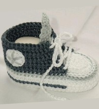 Babyschuh Chucks*  Sneakers * 10  cm Gestrickt/gehäkelt