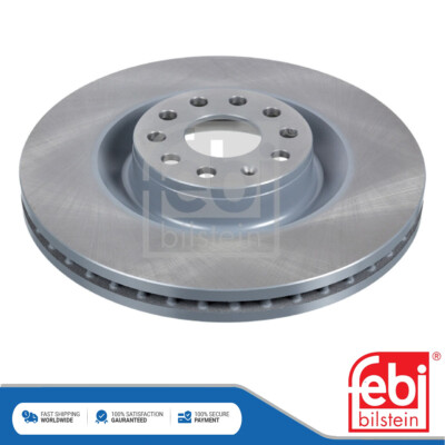 Fits VW Scirocco Seat Leon Audi A3 1x Brake Disc Front Febi 1K0615301M