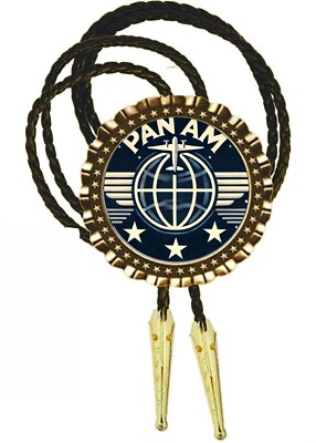 Pan Am Airlines Vintage Advertising 1930s  Bolo Tie Men's Necktie