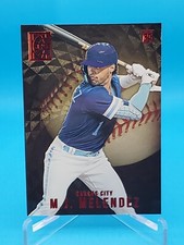 M.J. Melendez 2022 Panini Capstone RC #123 Luxury Suite Red Parallel - Royals