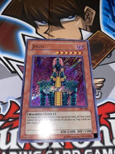YUGIOH 1ST ED PSV-000 JINZO SECRET RARE PHARAOH'S SERVANT YUGIOH 1ST ED PSV-000 JINZO SECRET RARE PHARAOH'S SERVANT