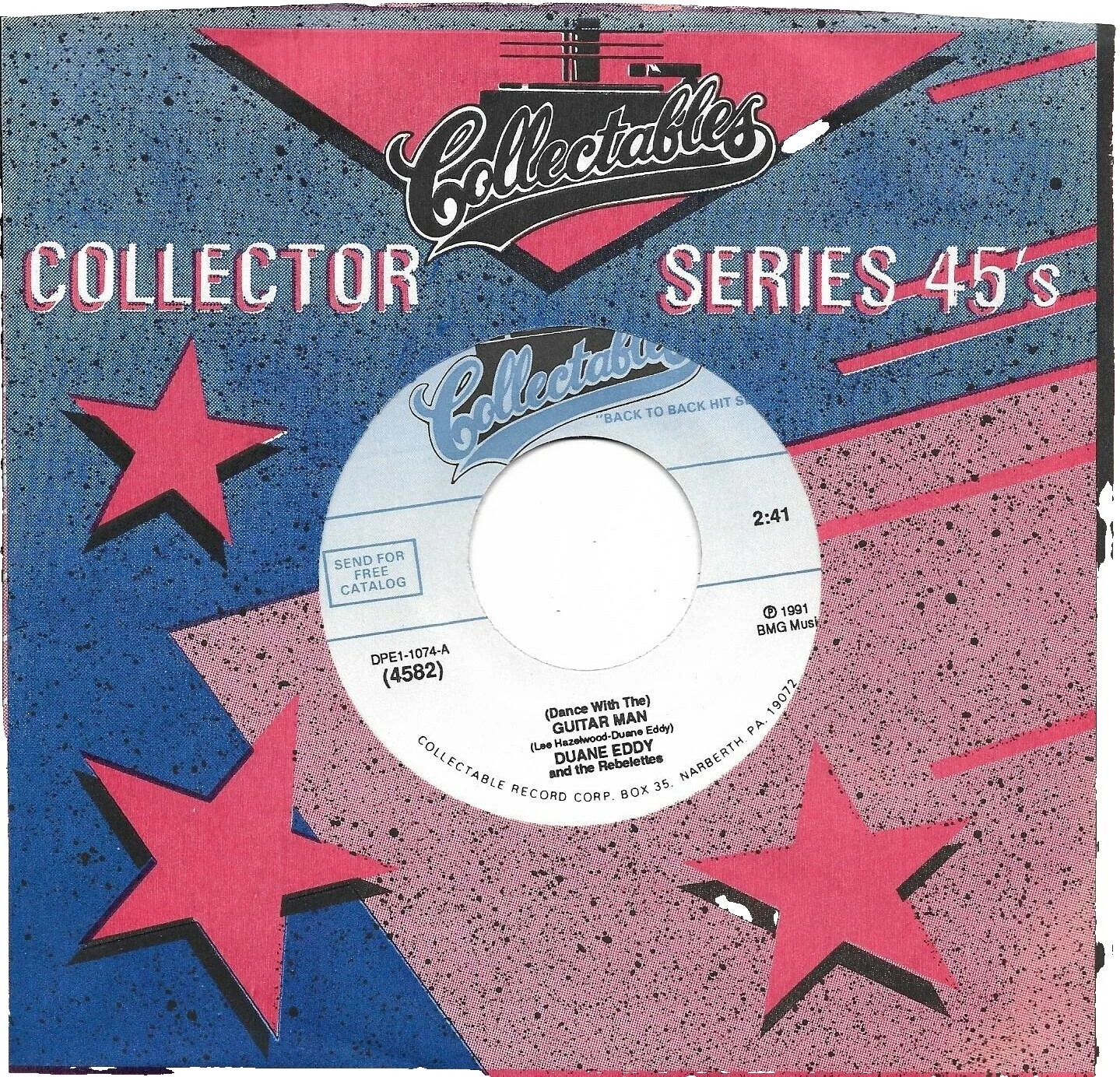 Duane Eddy Pop 45 RPM Speed Vinyl Records