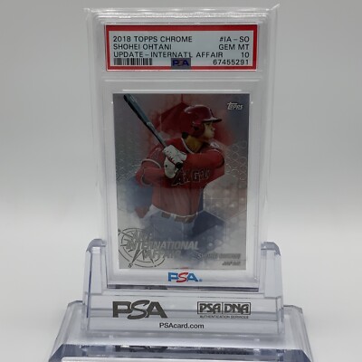 2018 Topps Chrome Update Shohei Ohtani #IA-SO PSA 10 GEM MT Rookie