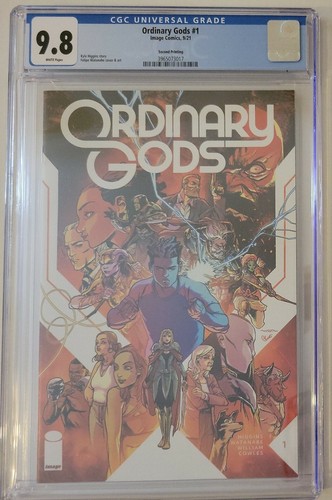 ORDINARY GODS 1 CGC 9.8 2ND PRINT VARIANT KYLE HIGGINS IMAGE COMICS 2021