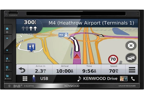 Kenwood Navigation Apple CarPlay CD/DVD für Opel Omega B Facelift 1999-2003 - Bild 6 von 7