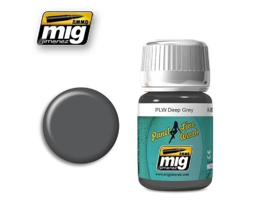 AMMO OF MIG PANEL LINE WASH DEEP GREY COD.AMIG1602