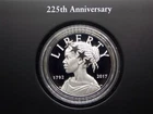 2017 "P" Proof American Liberty 225th Anniversary 1oz Silver Medal BOX & COA