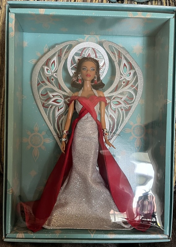 2023 Barbie x Bob Mackie Holiday Angel Doll HJX12-MINT!!!! SOLD OUT!